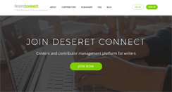Desktop Screenshot of deseretconnect.com